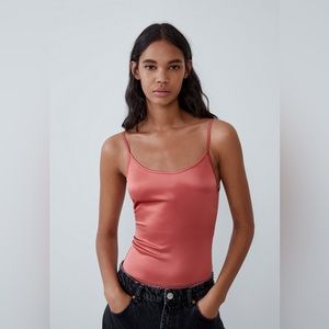 Zara Satin Bodysuit